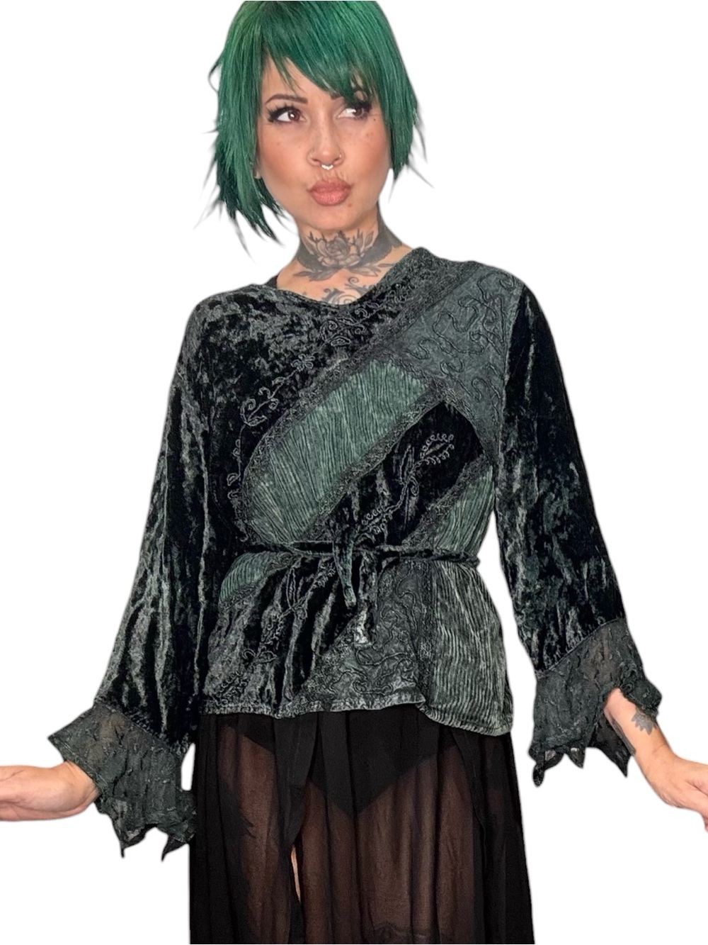 Velvet dark romance top